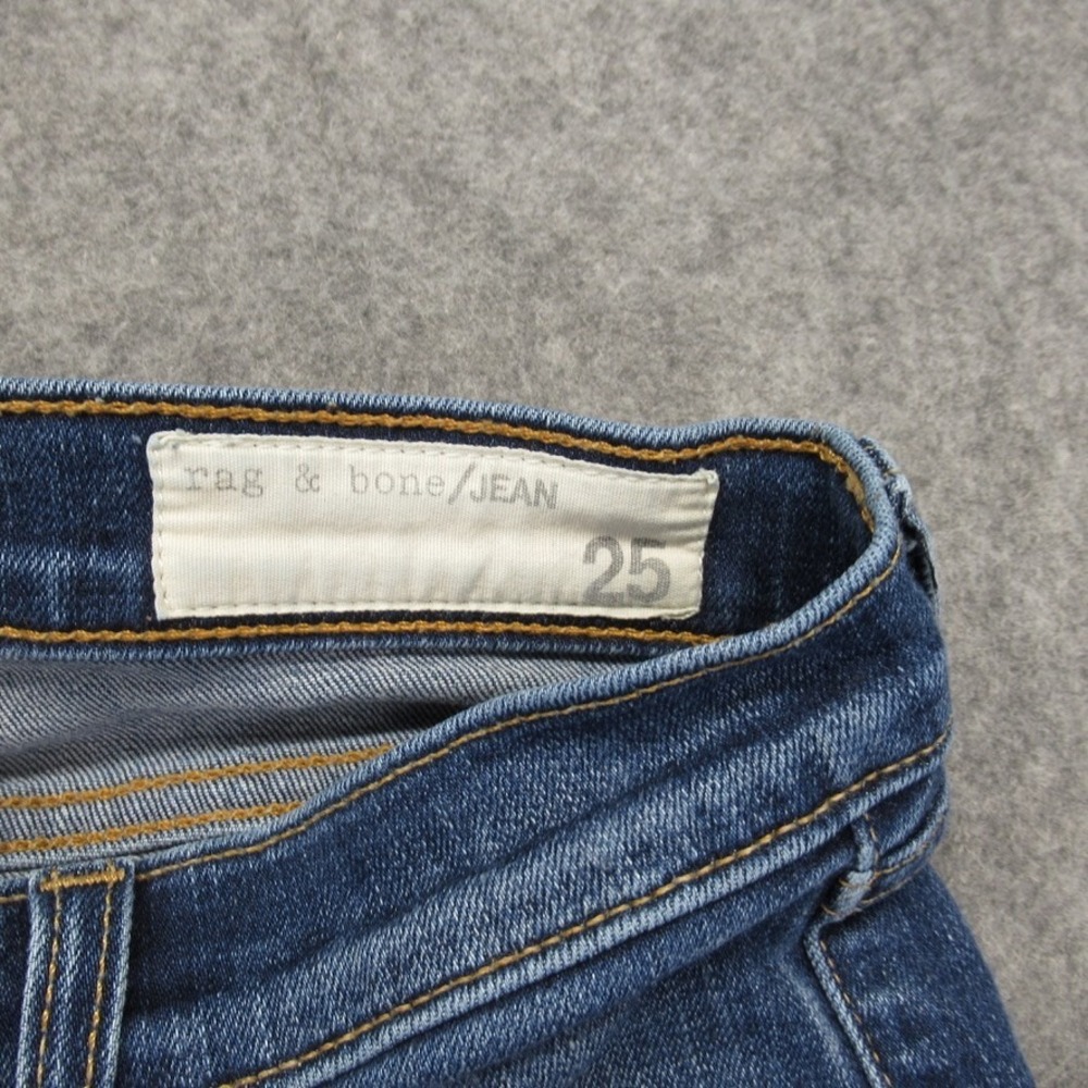 Rag & Bone Womens Distressed Skinny Jean Size 25 (Measures 27x28.5) - Picture 2 of 15